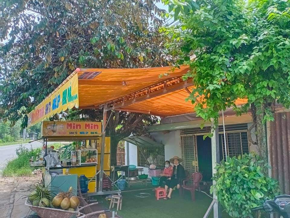 Mái che cho quán cafe đẹp tại Vũng Tàu 