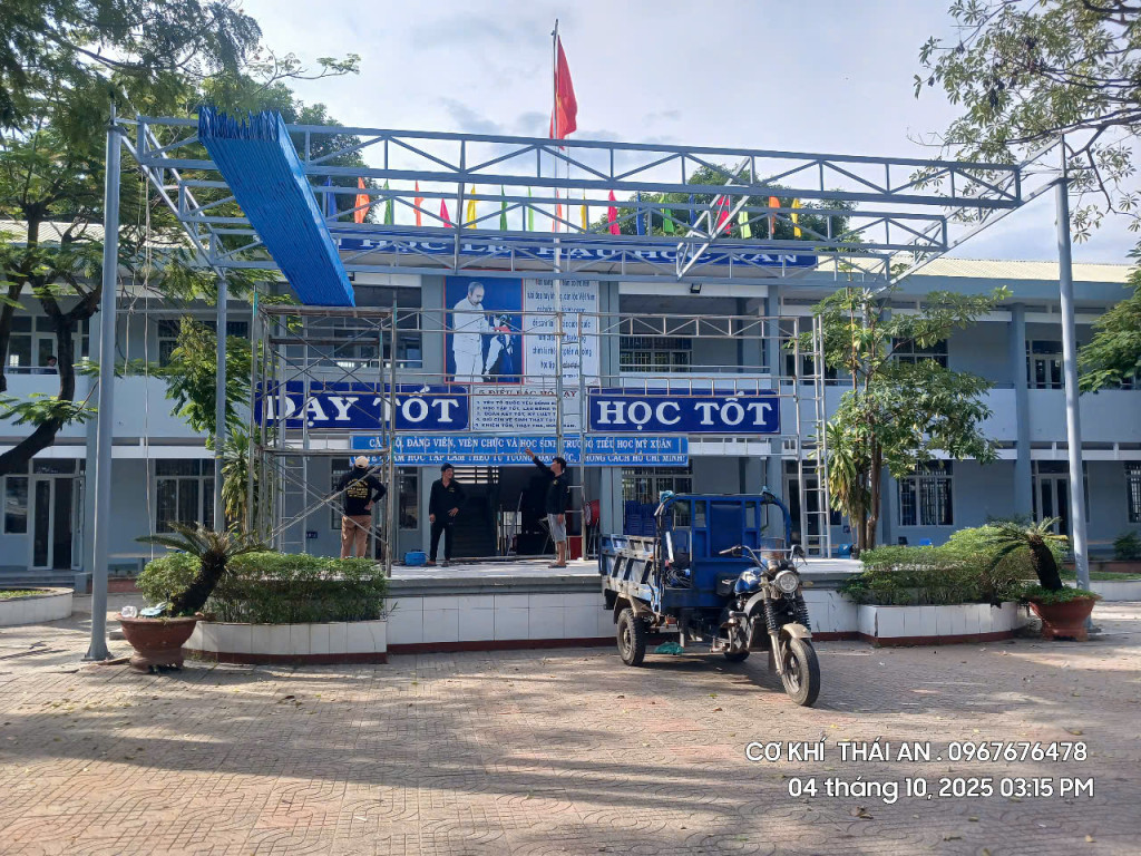 Mái che bạt xếp