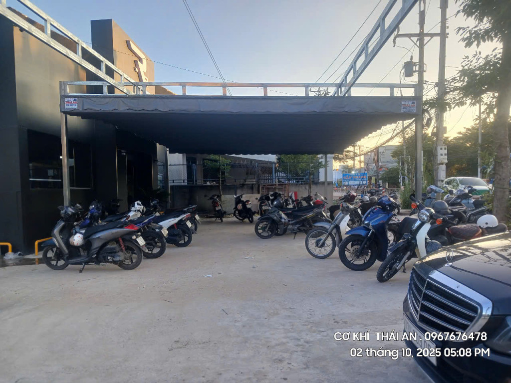 Mái che bạt xếp