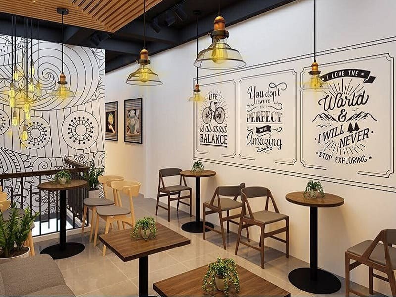 Thiết kế, thi công xây dựng quán cafe tại Long Thành, Đồng Nai